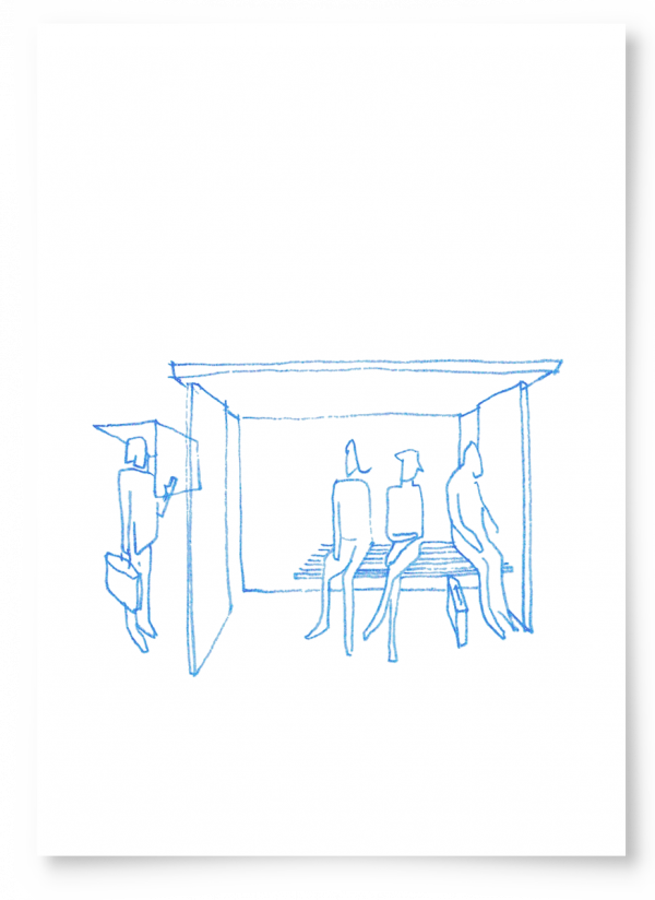 portable corner sketch