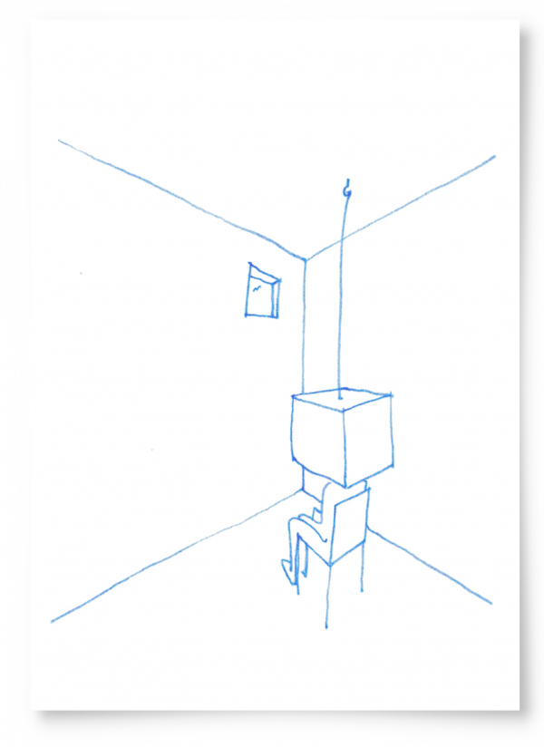 portable corner sketch